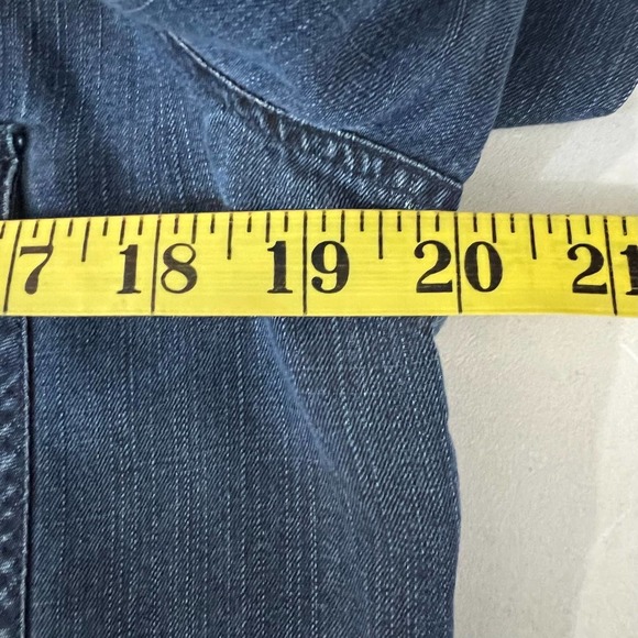 Rails Remi Dark Vintage Wash Western Denim Button Down Size S - Picture 9 of 9